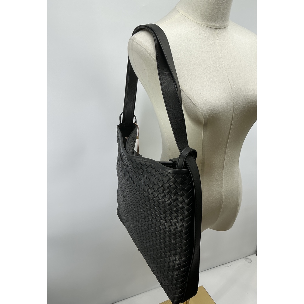 Italian Leather Handwoven Convertible Backpack - Picture 3 of 3
